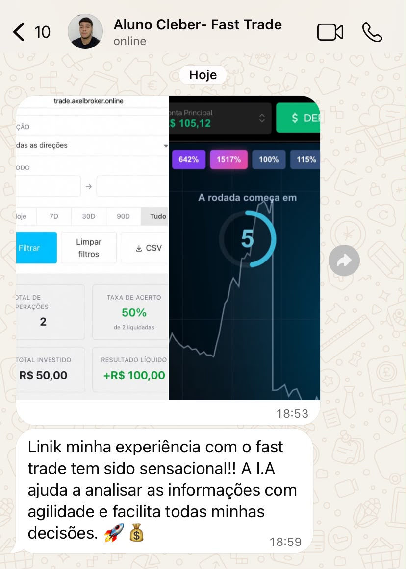 Depoimento aluno Cleber