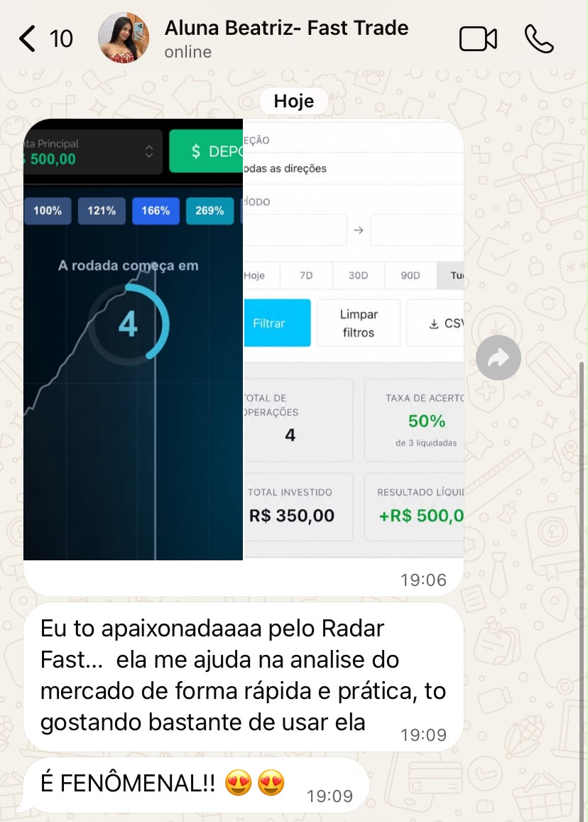 Depoimento aluna Beatriz